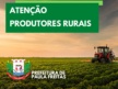 Prestação de conta das notas de produtores rurais referentes ao ano 2021