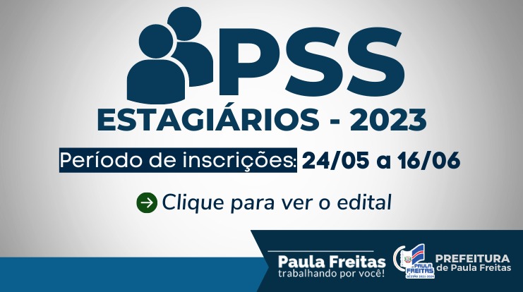 PROCESSO SELETIVO DE ESTAGIÁRIOS – EDITAL Nº 001/2023