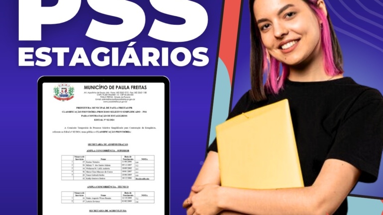 CLASSIFICAÇÃO PROVISÓRIA PROCESSO SELETIVO SIMPLIFICADO – PSS