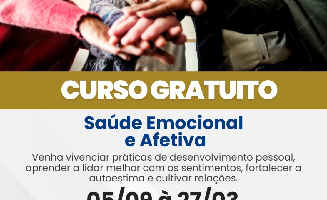 Curso Gratuito Saúde Emocional e Afetiva.