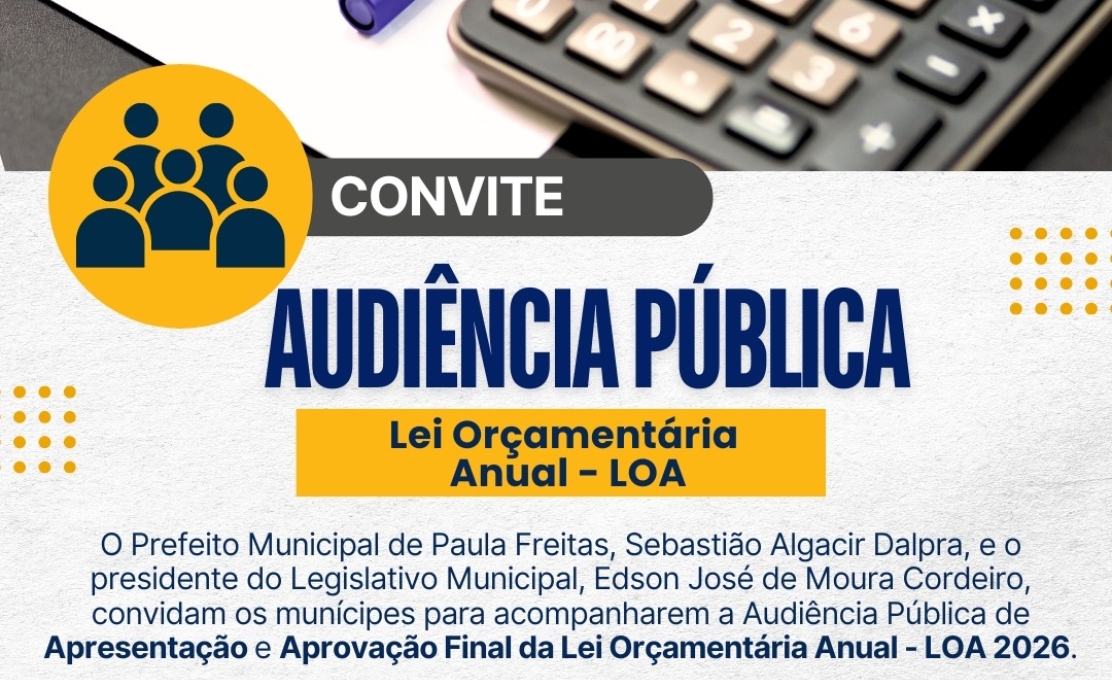 Audiência Pública sobre a Lei Orçamentária Anual (LOA)