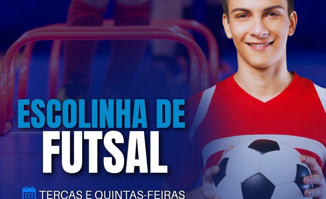 Escolinha de Futsal gratuita