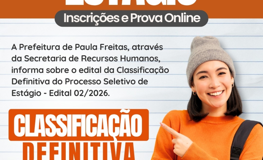 Processo Seletivo de Estágio - Edital 02/2026
