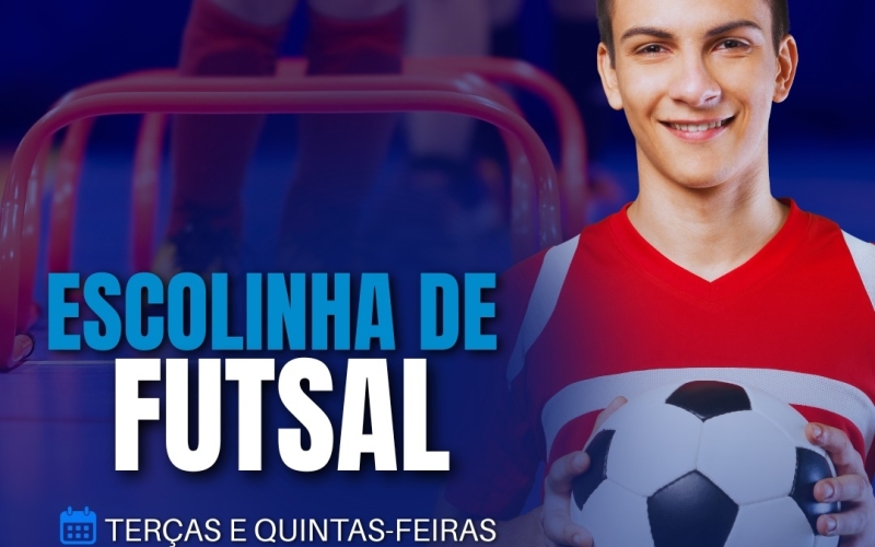 Escolinha de Futsal gratuita