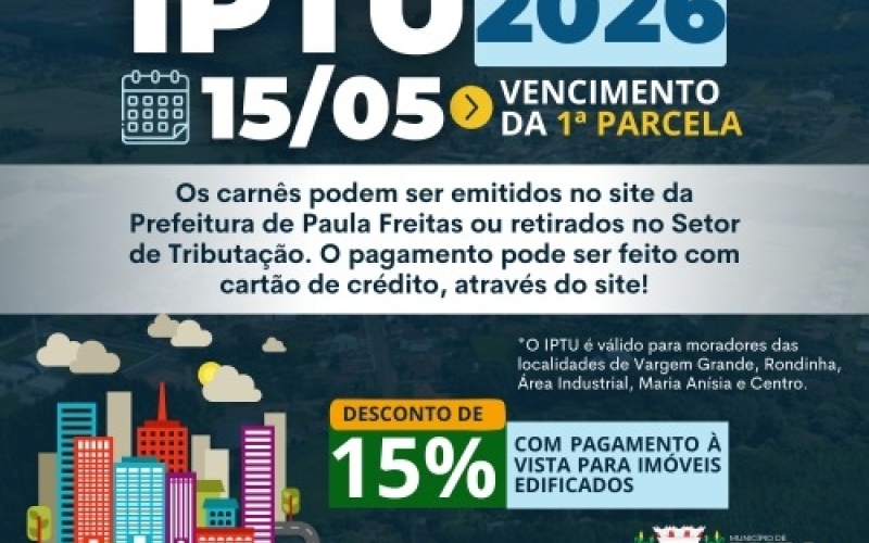 IPTU de 2026
